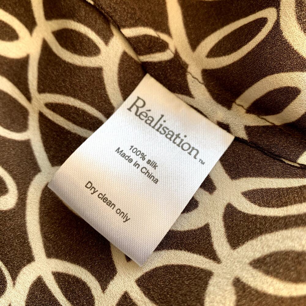 Realisation Par Brown and Cream Mini Dress - Picture 10 of 11